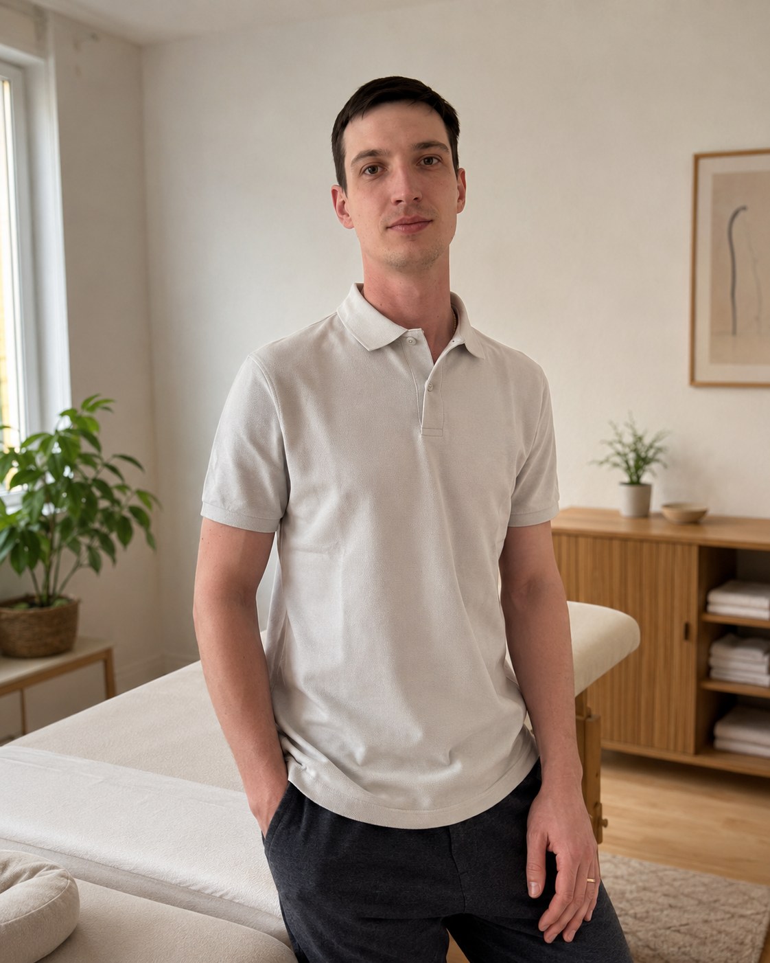 Kraft & Ruhe specialist in a calm treatment room